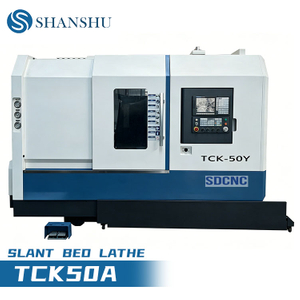 Токарный станок с ЧПУ с наклонной станиной TCK50A