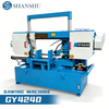 GY4240 Двухколонный горизонтальный ленточнопильный станок по металлу 